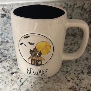 Rae Dunn Beware Haunted House Mug